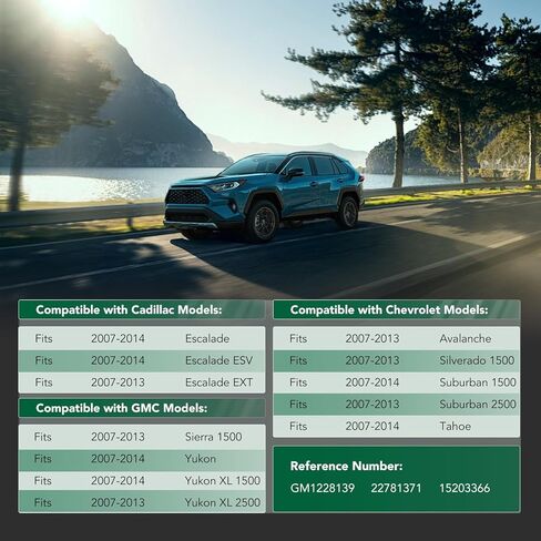 درع رذاذ المحرك السفلي الأمامي YHTAUTO متوافق مع 2007-2014 شيفروليه سيلفرادو/سييرا/سوبربان/يوكون XL 1500 2500، تاهو، إسكاليد ESV EXT، أفالانش، واقيات علبة المحرك البلاستيكية للحماية من الرذاذ in Saudi Arabia