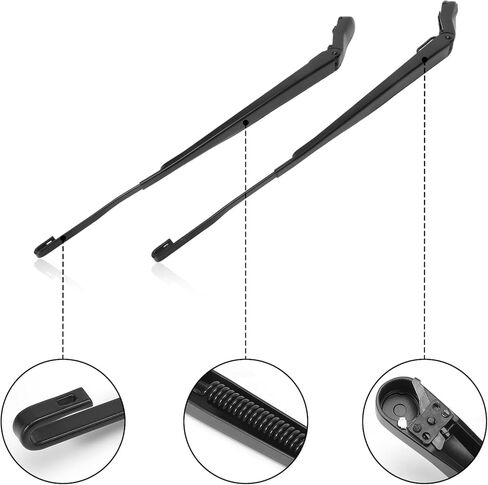 1 Pair Windshield Wiper Arm front Right and Left Side Fit for F-150 15-20, Expedition 18-23, F-250/350/450/550 Super Duty 17-22Replace FL3Z-17527-A FL3Z-17526-A in Saudi Arabia