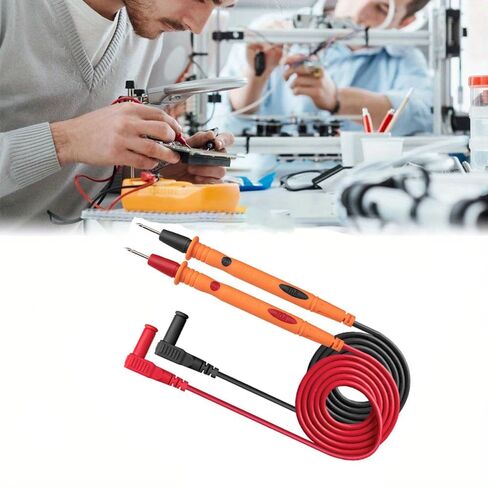 Multimeter , Precision Sharp Lead 1000V 20A Digital Multi Meter Clamp Tester probe test Probes Leads, Test Extension, Multimeter Accessories in Kuwait
