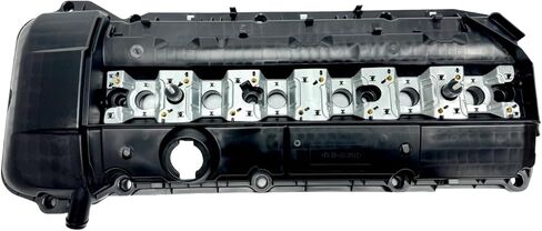 11121432928 Engine Valve Cover Kit W/Gasket&Bolts Compatible with BMW 323i 325i 328i 330i 525i 528i 530i X5 Z3 E46 E39 E53 M52/M54 2.5L 2.8L 3.0L 2001-08/2002 in Saudi Arabia