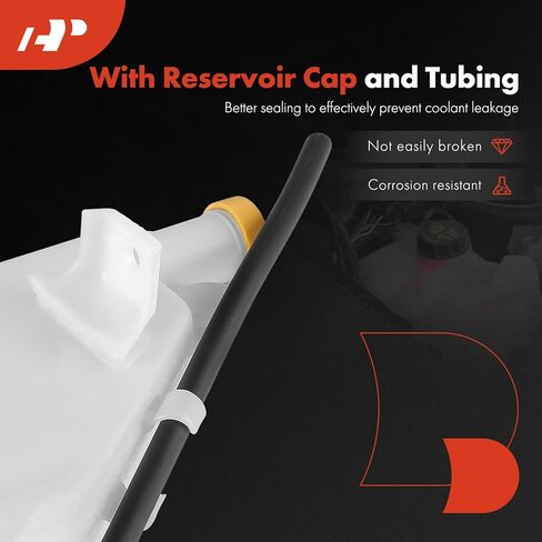 A-Premium Engine Coolant Overflow Recovery Reservoir Tank [with Cap & Tubing] Compatible with Nissan Sentra 2013-2019 1.8L - Front in Saudi Arabia
