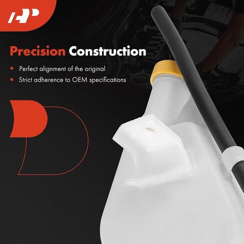 A-Premium Engine Coolant Overflow Recovery Reservoir Tank [with Cap & Tubing] Compatible with Nissan Sentra 2013-2019 1.8L - Front in Saudi Arabia