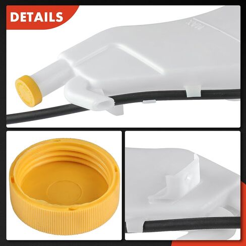 A-Premium Engine Coolant Overflow Recovery Reservoir Tank [with Cap & Tubing] Compatible with Nissan Sentra 2013-2019 1.8L - Front in Saudi Arabia