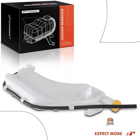 A-Premium Engine Coolant Overflow Recovery Reservoir Tank [with Cap & Tubing] Compatible with Nissan Sentra 2013-2019 1.8L - Front in Saudi Arabia