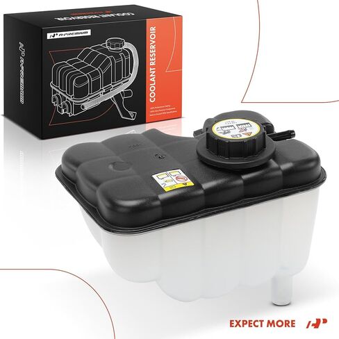 A-Premium Front Pressurized Coolant Reservoir with Cap Compatible with 1998-2011 Ford Crown Victoria, Lincoln Town Car, Mercury Grand Marquis, 2003-2004 Mercury Marauder, 4.6L in Saudi Arabia