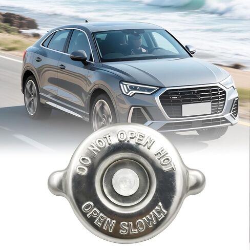 Car Radiator Cap, 16 PSl Dual Lug Design Stainless Steel Vehicle Engine Radiator Coolant Reservoir Cap, Automotive Replacement Conversion Accessories, Universal for SUV RV Truck in Saudi Arabia