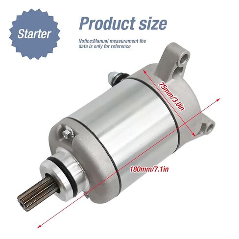 5TG-81890-00-00 Starter Motor with Solenoid Relay Replacement for Yamaha YFZ450 2004-2009 2012-2013| YFZ450 LE | YFZ450 SE/SE II / YFZ450 BBE Replace# 5TG-81800-00-00 18761 SMU0264 410-54071 in Saudi Arabia