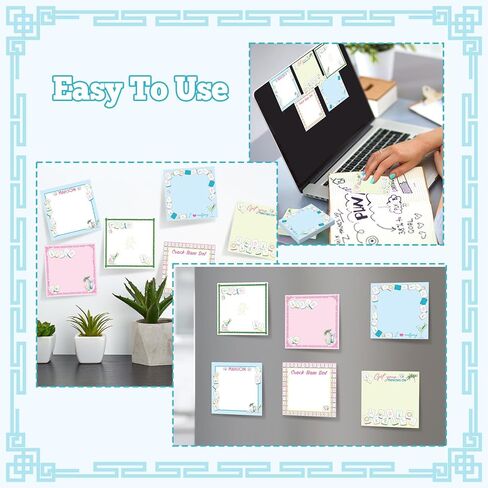 12 قطعة من وسادات ماهجونج اللاصقة مقاس 3 × 3 بوصة ملاحظات لاصقة ملونة لمحبي هدايا ماه جونغ وإكسسوارات ماهجونغ ومستلزمات تزيين حفلات أعياد الميلاد وأعياد الميلاد من ماه جونغ in Kuwait