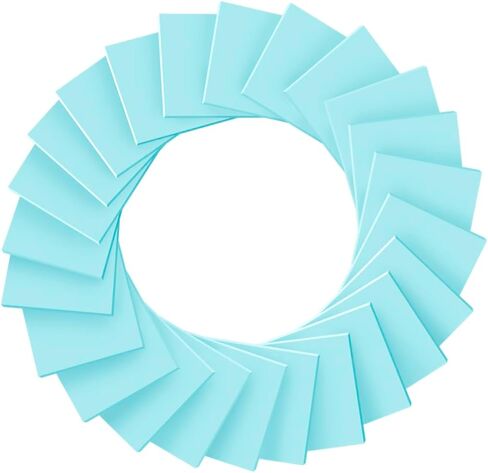 (24 Pads) Sticky Notes 3x3 inch, Self-Stick Pads Bright Colors Sticky Note, Recyclable, Easy to Post for Home, Office, Notebook (Bright Green) in Saudi Arabia