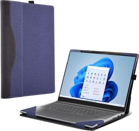 Laptop Case for Lenovo IdeaPad Slim 5 16AKP10 |16ARP10|16IRH10|IRH10R|AHP10 16in [Not Other Models] All Inclusive Drop Case 16" PU Leather Protective Laptop Bag Detachable Shell (Blue) in Saudi Arabia