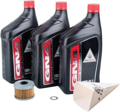 Tusk 4-Stroke Oil Change Kit Pro-Honda GN4 10W-40 For HONDA Rancher 420 2x4 2015-2023 in Saudi Arabia
