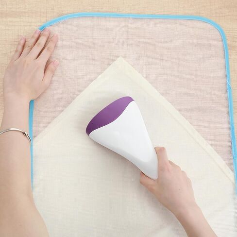 2 Pcs Pressing Cloth For Ironing Mat Ironing Cloth To Protect Clothes Scorch Saving Mesh Board Cover Pad High Temp Protective Pressing Pads Iron Insulation Net Fabric For Protect Fabrics(Blue,Pink) in Saudi Arabia