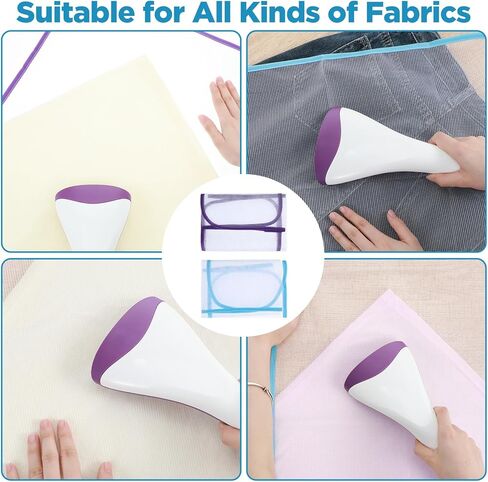 2 Pcs Pressing Cloth For Ironing Mat Ironing Cloth To Protect Clothes Scorch Saving Mesh Board Cover Pad High Temp Protective Pressing Pads Iron Insulation Net Fabric For Protect Fabrics(Blue,Pink) in Saudi Arabia