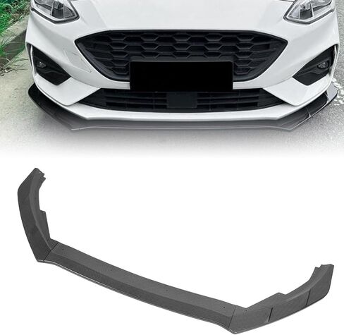 Sporty Front Bumper Lip Spoiler for Focus MK4 ST Line 2019-2022 Enhance Aerodynamics Secure Attachment Black ABS (Carbon Fiber Pattern) in Saudi Arabia
