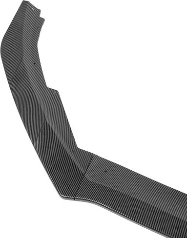 Sporty Front Bumper Lip Spoiler for Focus MK4 ST Line 2019-2022 Enhance Aerodynamics Secure Attachment Black ABS (Carbon Fiber Pattern) in Saudi Arabia
