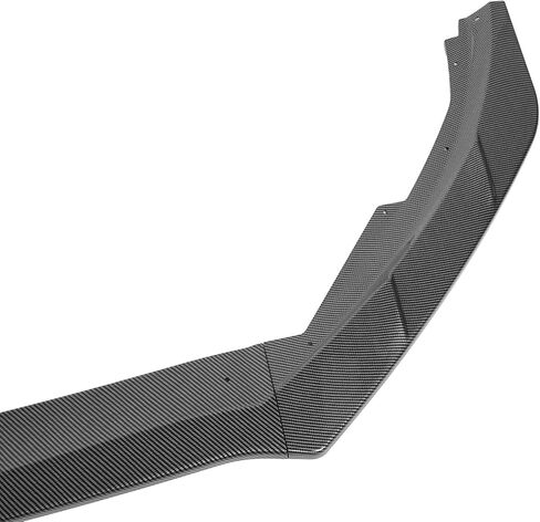Sporty Front Bumper Lip Spoiler for Focus MK4 ST Line 2019-2022 Enhance Aerodynamics Secure Attachment Black ABS (Carbon Fiber Pattern) in Saudi Arabia