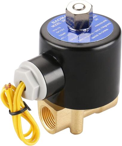 باومين صمام الملف اللولبي الكهربائي النحاسي 3/8 انش للوقود والماء والهواء بتيار متردد 110 فولت in Kuwait