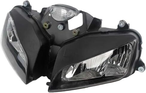 دراجة نارية الجبهة مجموعة مصابيح أمامية الإسكان واضح ABS حامي غطاء متوافق لهوندا CBR600RR F5 2003 2004 2005 2006 الملحقات in Kuwait