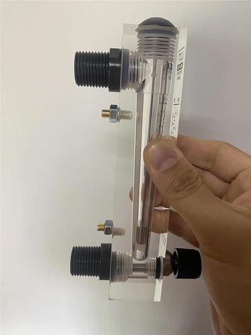 1/2“ BSPT male 1/4" BSPT female 100 160 160 250 300 400 500 1000LPM LZM-15T Water Flow Meter(2-18LPM) in Saudi Arabia