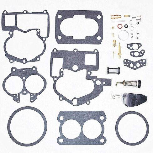 طقم إعادة بناء المكربن Carbman مع تعويم متوافق مع Mercury Marine 3.0L 4.3L 5.0L 5.7L Mercarb 2 BBL Carburetor 3302-804844002 1389-9562A1 1389-9563A1 1389-9564A1 1389-9670A2 1389-806077A2 in Saudi Arabia
