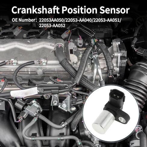 Crankshaft Position Sensor for Subaru Legacy 2.5 1996-2014 Sturdy No.22053AA050 Engine Crank CKP Sensor Black 1 Pc in Saudi Arabia