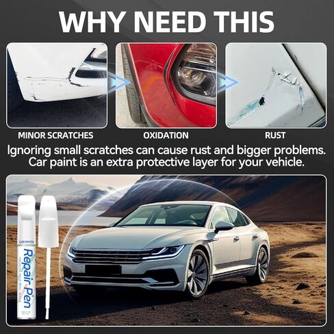 طلاء Touch Up متوافق مع طلاء Toyota Exact Match 2 في 1 لإصلاح الرقائق والنكات (Matador Red Mica(3R1)) in Kuwait
