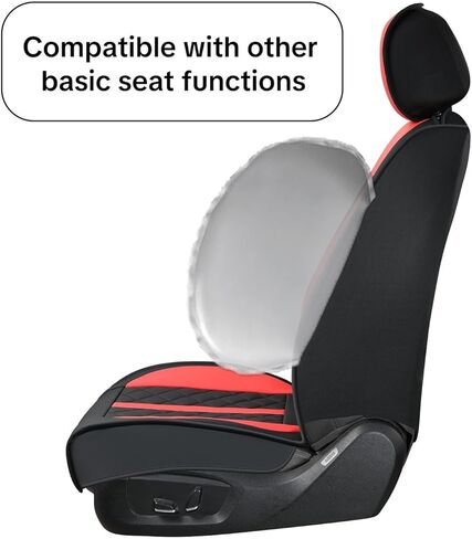 2003-2022 Car Seat Cover for Honda Accord, Red Car Seat Covers, Waterproof Leather, 5 Seats Full Set, Wear Resistance, Non-Slip, Beautify Interior, Beautify The Interior of Old Cars in Saudi Arabia