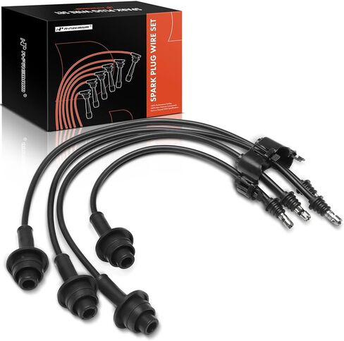A-Premium 4PCS Spark Plug Wires Compatible with Toyota Van 1984 1985 1986 1987 1989 in Saudi Arabia