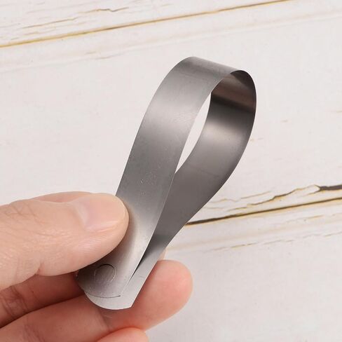 HARFINGTON 10pcs Mn Steel Feeler Gauge 0.04mm Thickness 150mm Length Metric Filler Thickness Gage Gap Measuring Tool Single Blade in Kuwait