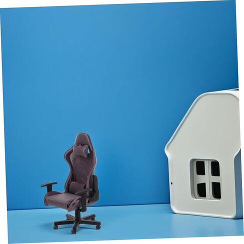 1 12 Scale Miniature Gaming Chair Model Tiny Dollhouse Furniture Office Decor Collector Accessory Realistic Small Computer Chair in Kuwait