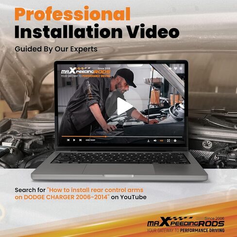 أذرع الحدبة الخلفية maxpeedingrods +/-3° لكرايسلر 300 (LX/LD) 2005-2023، أذرع التحكم العلوية الخلفية القابلة للتعديل مع البطانات البلاستيكية وتركيبات زيرك الشحوم in Saudi Arabia