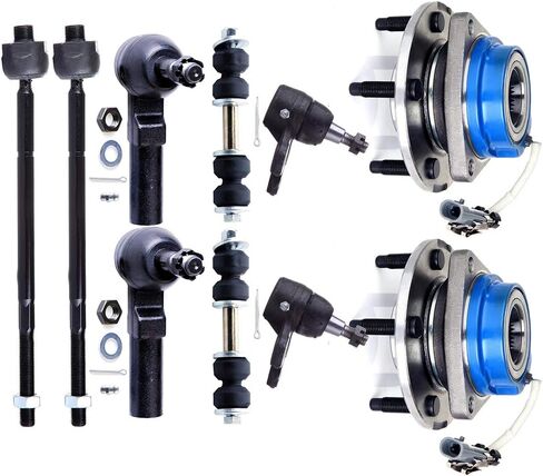 10PCS Front Suspension Kit Sway Bars Outer Inner Tie Rod Lower Ball Joint Wheel Hub kit fit 2000-2005 for Buick LeSabre 1997-2005 for Buick Park Avenue 1997-1999 for Buick Riviera in Saudi Arabia
