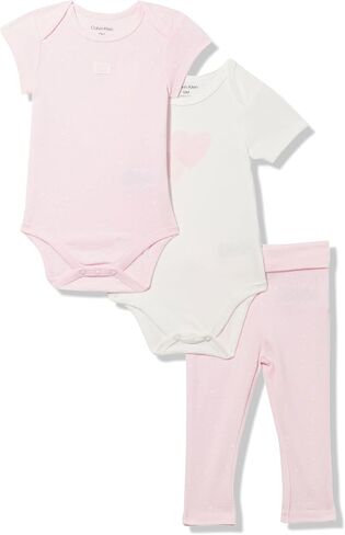 Calvin Klein baby-girls 2 Bodysuits and Pant Set in Saudi Arabia