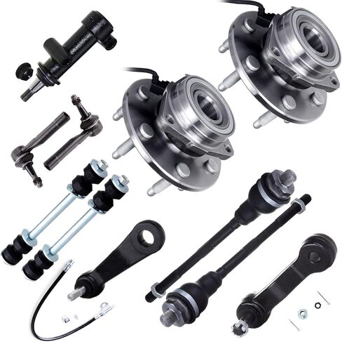 11PCS Front Suspension Kit Wheel Hub Tie Rod Sway Bar fit 2002-2006 for Cadillac Escalade 2002-2006 for Chevy Avalanche 1500 1999-2006 for Chevy Silverado 1500 2000-2006 for Chevy Suburban 1500 in Saudi Arabia
