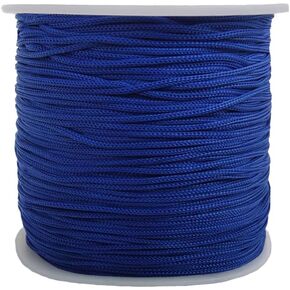 0.5mm 150Yards Nylon String Cord Braided Beading Thread for DIY Crafts Friendship Bracelets Pendant Chinese Lucky Knotting Macrame Necklaces,Jewelry Making (Black) in Saudi Arabia