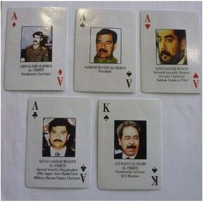 Iraqi Most Wanted Playing Cards Iraq War-Saddam Sealed NEW in Saudi Arabia