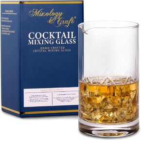 Mixology & Craft زجاج خلط الكوكتيل الكريستالي 24oz - أداة شريط أساسية in Kuwait