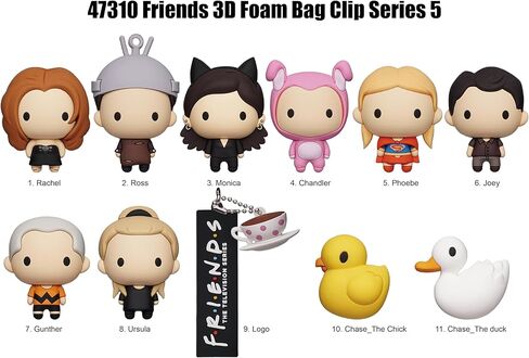 Friends 3D Foam Bag Clip Blind Bag - Series #5 in Saudi Arabia