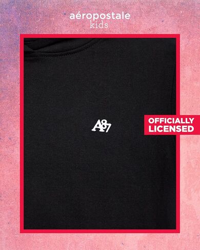 AEROPOSTALE Girls' Hoodie - Soft Cotton Blend Fleece Pullover Hoodie with Front Pockets - Trendy Sweatshirts for Girls (7-16) in Kuwait