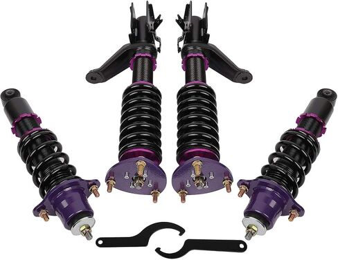 طقم تعليق Coilovers مناسب لـ Acura for RSX 2002-2006 Coilovers Struts، طقم خفض الارتفاع قابل للتعديل، أرجواني in Kuwait