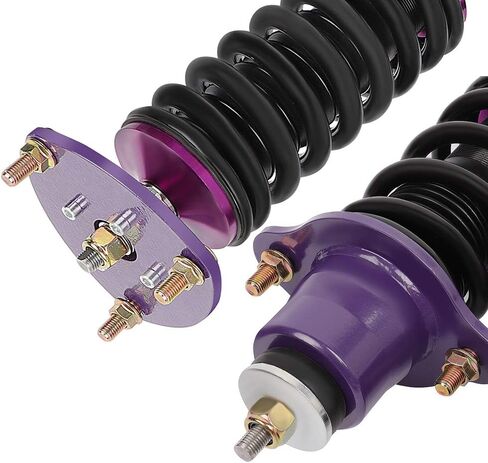 طقم تعليق Coilovers مناسب لـ Acura for RSX 2002-2006 Coilovers Struts، طقم خفض الارتفاع قابل للتعديل، أرجواني in Kuwait
