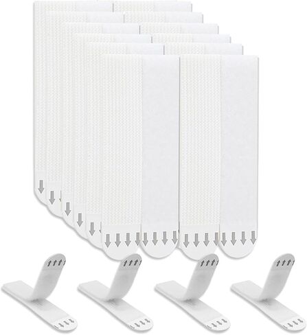 flintronic Large Picture Hanging Strips Heavy Duty, 36 Pairs(72 Strips) Sticky Picture Hangers, Damage Free Adhesive Mounting Strip Without Nails, for Pictures Frames Mirrors Wall Hanger in Saudi Arabia