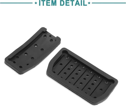 ACROPIX Car Brake Gas Foot Pedal Pads Accelerator Pedal Covers Fit for Tesla S - Pack of 1 Silver Tone in Saudi Arabia