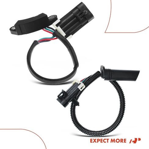 A-Premium 2-PC Engine Camshaft Crankshaft Position Sensor Compatible with Buick Regal, Century & Chevrolet Lumina APV, Monte Carlo, Venture & Oldsmobile Cutlass Ciera/Supreme & Pontiac Montana in Saudi Arabia