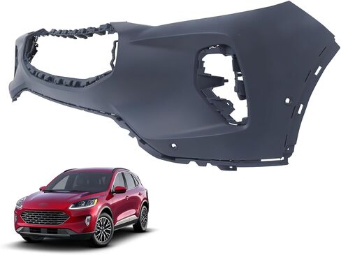 waltyotur Primed Plastic Front Bumper Cover Replacement for Escape 2023 2024 with Park Sensor Holes in Saudi Arabia