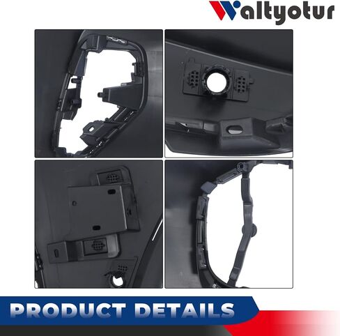 waltyotur Primed Plastic Front Bumper Cover Replacement for Escape 2023 2024 with Park Sensor Holes in Saudi Arabia