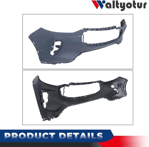 waltyotur Primed Plastic Front Bumper Cover Replacement for Escape 2023 2024 with Park Sensor Holes in Saudi Arabia
