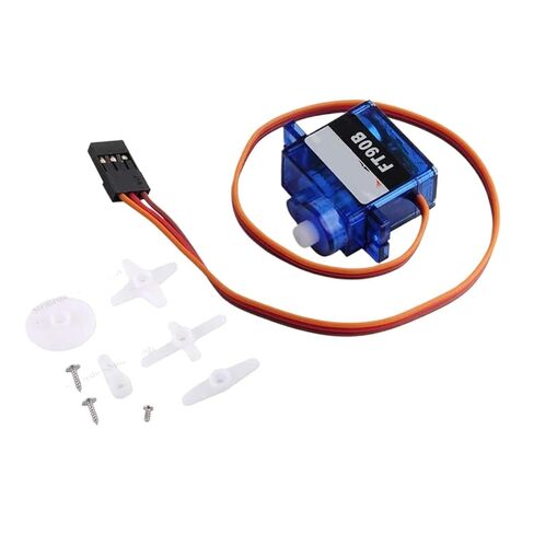 4 pcs 1.5kg 9g Digital servo Plastic Gear Small Motor 3-6V 180 Degrees FT90B in Saudi Arabia