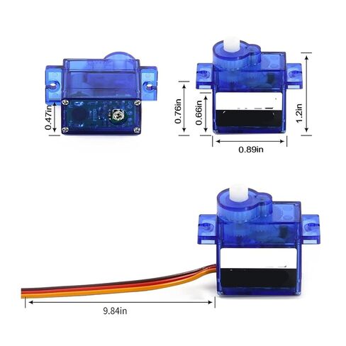 4 FS90R 9g servo Light Remote Control Motors in Saudi Arabia