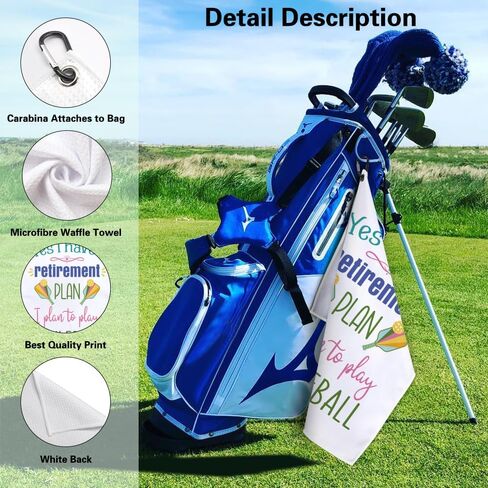 It's A Good Dady to Play Pickleball Printed Microfiber Pickleball Towel with Clip, Pickleball Gifts for Pickleball Fan Dad Mom, Mother's Day Birthday Gifts, Golf Accessories for Men Women in Saudi Arabia